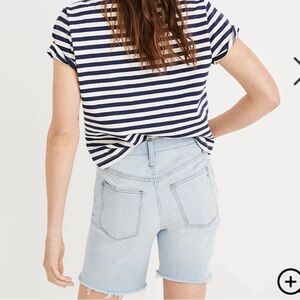Madewell High Rise Denim Mid-Length Jean Shorts Size 25!